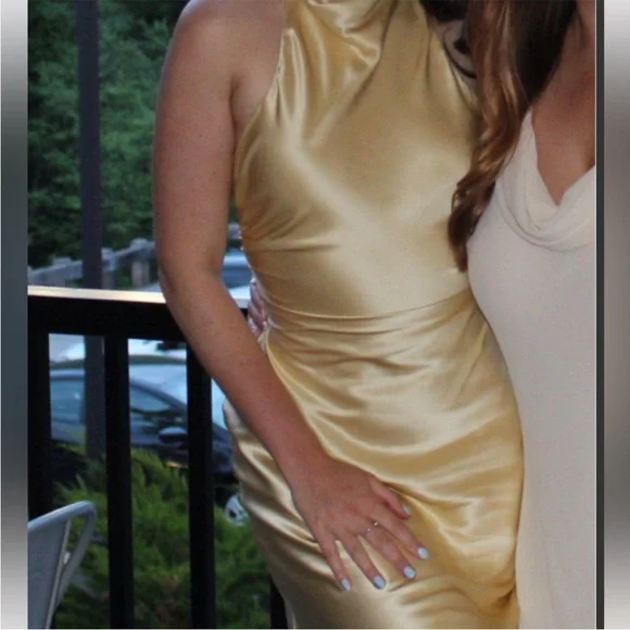 NWT • Casette Silk Dress in Blonde - size 4